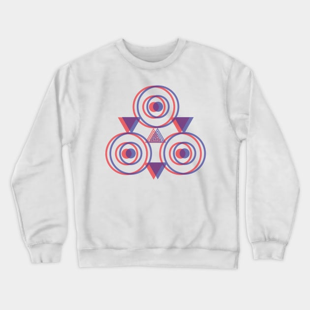 Three-Eyed Night Owl (Double Vision) Crewneck Sweatshirt by MHich